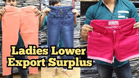 Ladies Export Surplus Jeansshortsjeggingscapris In Wholesale Orignal Branded Jeans Mix Lot