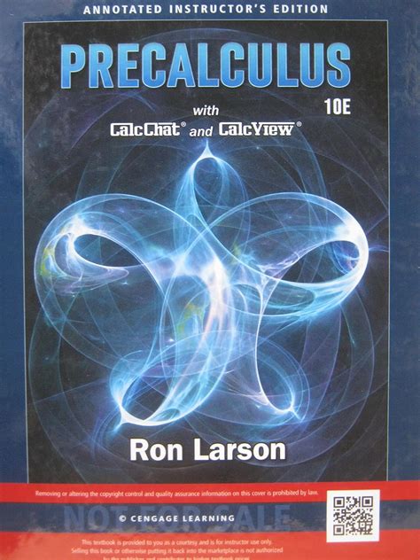 Precalculus 10th Edition Annotated Instructors Edition Ron Larson