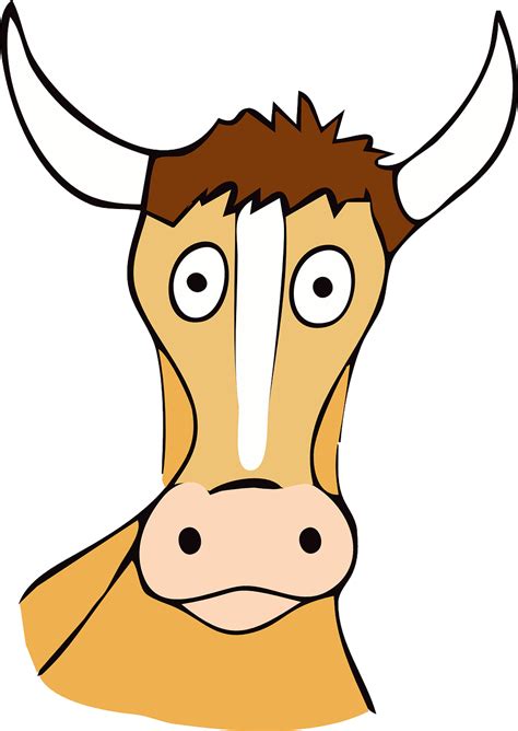 Cow Animal Mammal Bull Png Image Ox Cartoon No Background Clipart