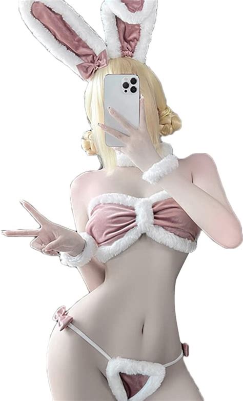 JasmyGirls Sexy Bunny Cosplay Lingerie Naughty Maid Costume Kawaii