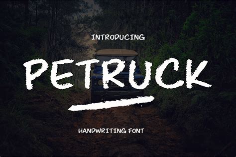 Petruck Font By Cocodesign Creative Fabrica