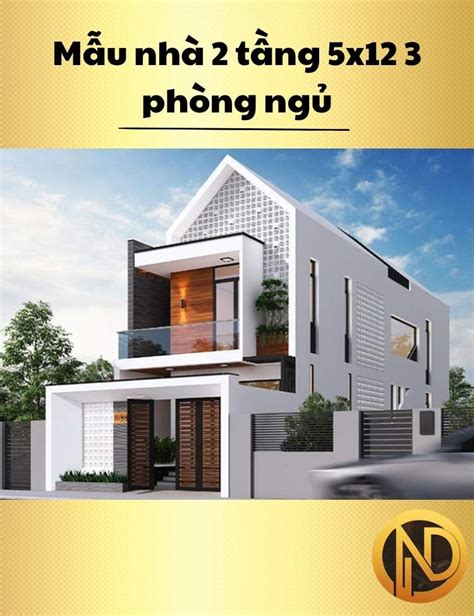 Top 6 Thiết Kế Nhà Ống 2 Tầng 5x12m Hiện Đại Siêu Đẹp 2024