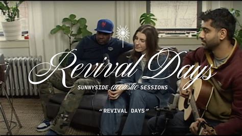 Revival Days Acoustic Video FOUNT YouTube