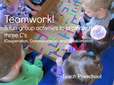 Teamwork Activities And Preschool On Pinterest