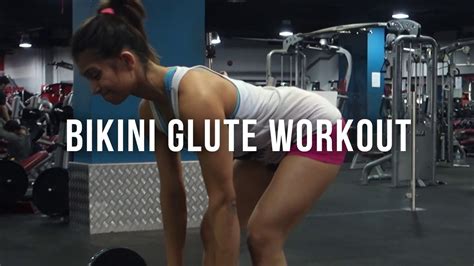 Bikini Glute Workout Contest Prep Journey Youtube