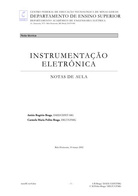 PDF Apostila De Instrumenta O Eletr Nica DOKUMEN TIPS