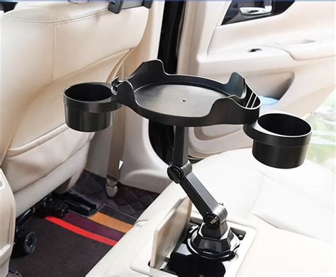 New Design Adjustable Cup Holder Tray For Car Swivel Car Tray Table