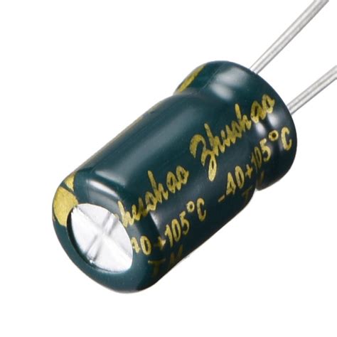 Electrolytic Capacitor Uf V Radial Polarized Aluminum Electrolytic