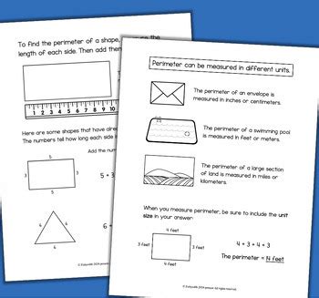 How To Find Area And Perimeter Worksheets Rd Grade Measurement Activities