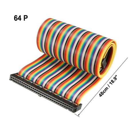 Pin Rainbow Flat Ribbon Cable Awg Ecocables