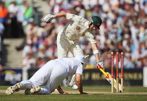 Andrew Strauss Runs Out Michael Clarke From Slip ESPNcricinfo