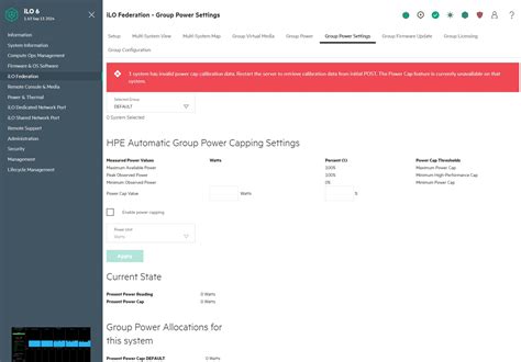 hpe ilo  essentials  advanced upgrade     ui page