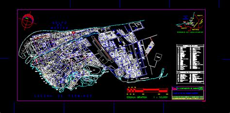 Ciudad Del Carmen City Campeche In Autocad Cad 69305 Kb Bibliocad