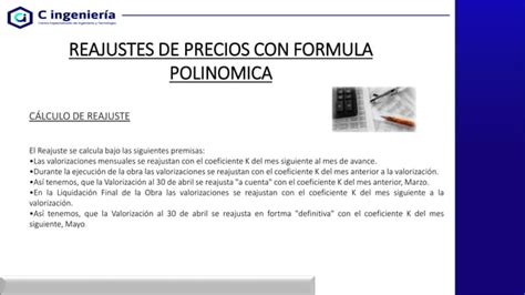 Reajustes De Precios Con Formula Polinomica Pdf