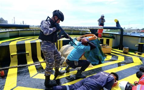 Tingkatkan Pengamanan Pelabuhan Pupuk Kaltim Bersama Jvc Gelar Joint