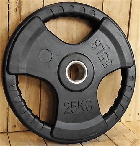 25kg Black Olympic Tri Grip Plate Lazada Ph