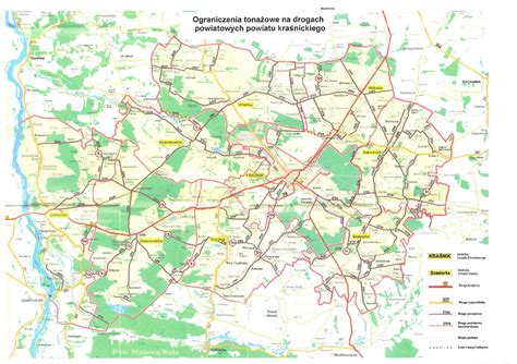 mapa ograniczeń Zarząd Dróg Powiatowych w Kraśniku