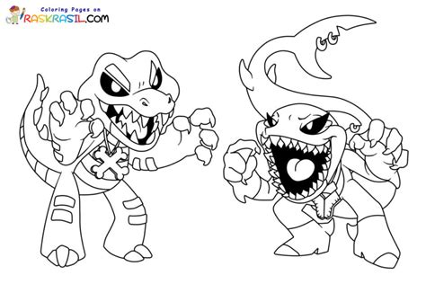 Desenhos De Nightmare Critters Para Colorir