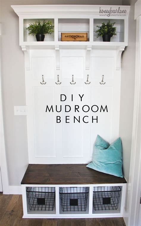 Diy Mudroom Bench Diy Mudroom Bench Home Diy Diy Entryway