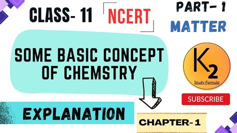 Some Basic Concepts Of Chemistry Part 1 Matter Chapter 1