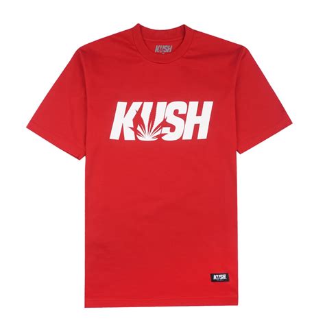 Kush Co Og โลโก้ สีขาว สีแดง เสื้อยืดผ้าฝ้าย 100 V Shopee Thailand