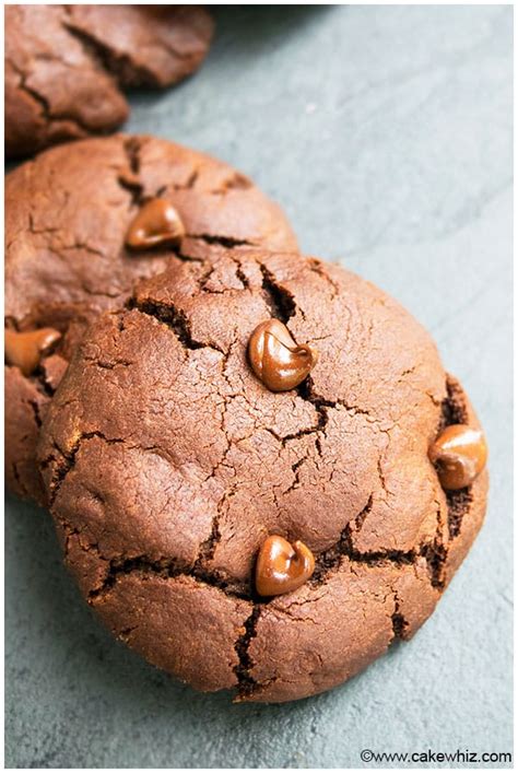 Chewy Triple Chocolate Cookies