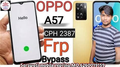 OPPO A57 2024 FRP Bypass Android 12 OPPO A57 CPH2387 Gmail Lock