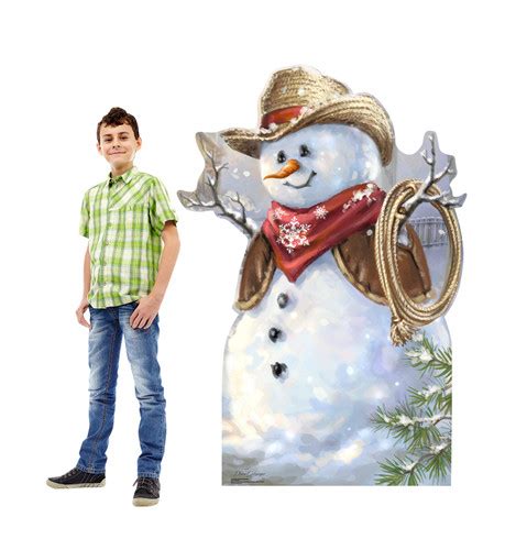 Life Size Cowboy Stand In Cardboard Standup Cardboard Cutout