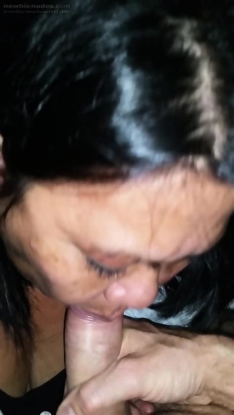 Mature BBW Asian MILF Facial