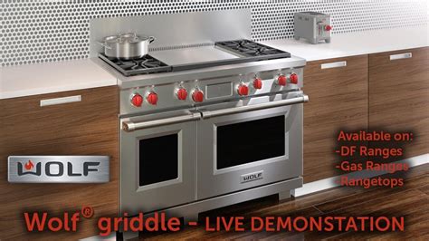 Wolf Griddle Live Demonstration Seabass Youtube