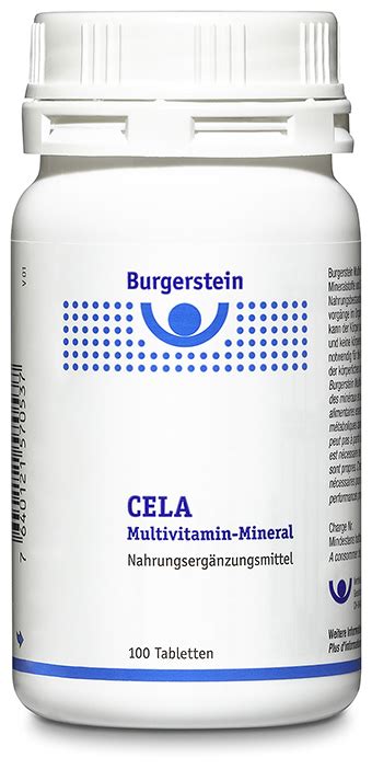 BURGERSTEIN Multivitamin Mineral CELA Tabl 100 Stk Coop Vitality Apotheke