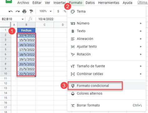 Aplicar Formato Condicional A Fechas En Excel Y Google Sheets