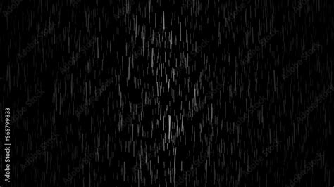 rain black screen. Rain drops on black background. Rain template ...