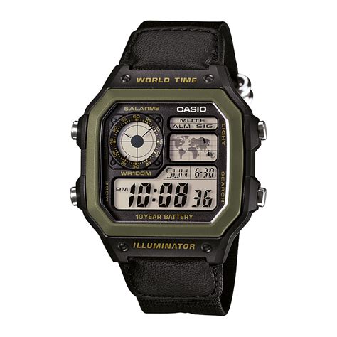 Reloj Casio Ae Whb B Resina Juvenil Negro Btime