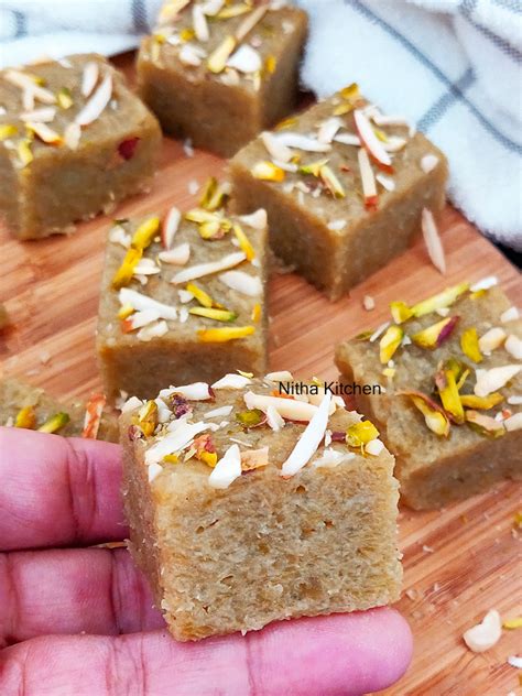 Lauki Ki Burfi Lauki Barfi Video Recipe Nitha Kitchen