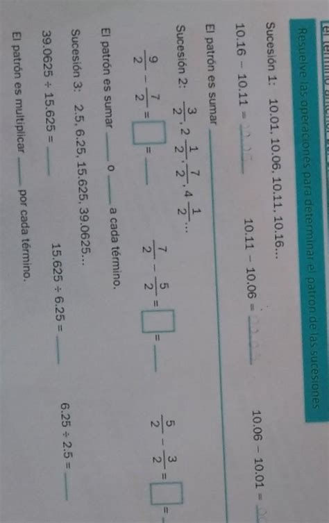 Martes Matem Ticas Sucesiones Con Progresi N Aritm Tica O Geom Trica