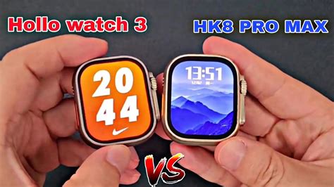 Hello Watch Vs Hk Pro Max Smartwatch Compare Top Amoled Youtube