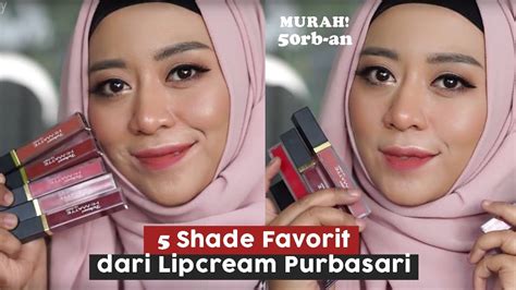 Liquid Lipstick Favorit Dari Purbasari Hi Matte Lipcream Shade