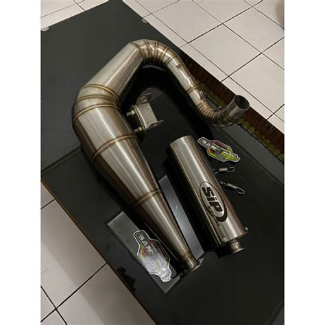 Jual Knalpot Vespa Buang Kiri Copy Sip By Sans Racing Exhaust