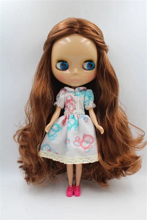 Free Shipping Top Discount 4 Colors Big Eyes Diy Nude Blyth Doll Item No 321 Doll Limited T