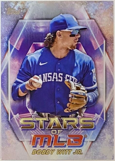 Bobby Witt Jr 2023 Topps Kansas City Royals Baseball Stars Of MLB Card