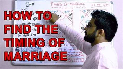 Timing Of Marriage Through Indian Astrology Vedic Astrology Youtube