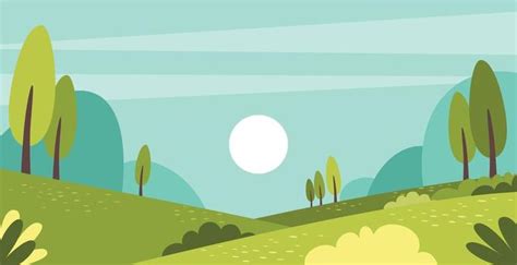 Simple Landscape Vector Art, Icons, and Graphics for Free Download