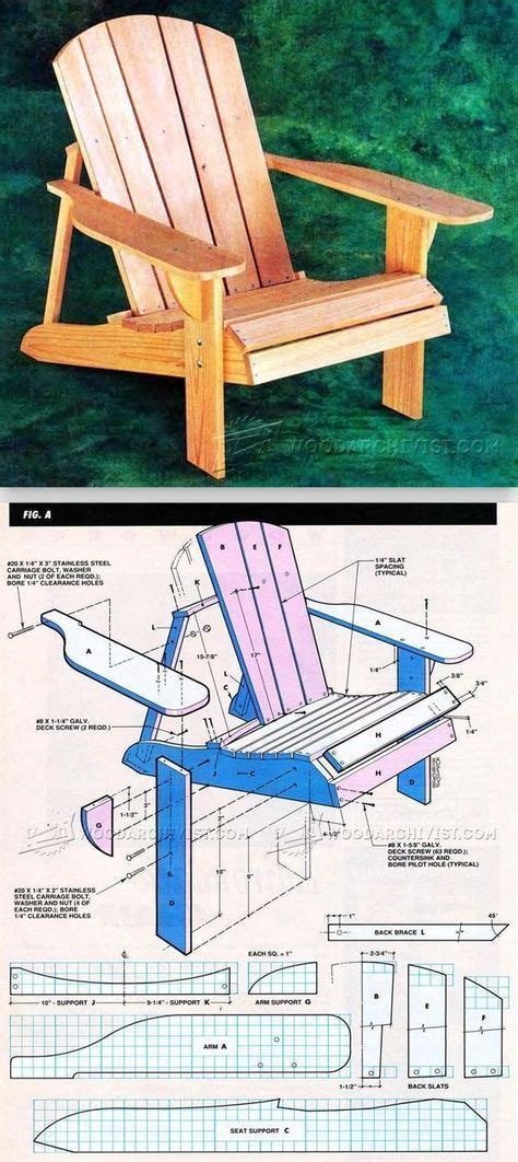 Plan Chaise Adirondack Pdf Gratuit Plans De Travail Du Bois