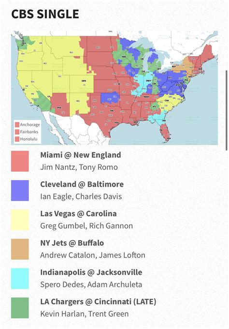 Nfl Regional Coverage Map