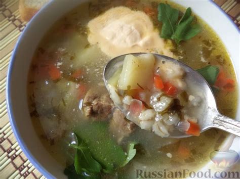 Рассольник домашний, рецепты на RussianFood.com: 80 рецептов домашнего ...