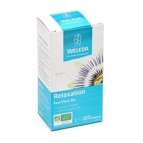 Weleda Relaxation Passiflore Bio Sommeil R Parateur