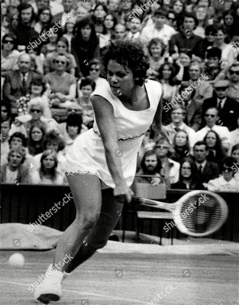 Evonne Goolagong Tennis Player In Action During Final At Wimbledon 1972 ...