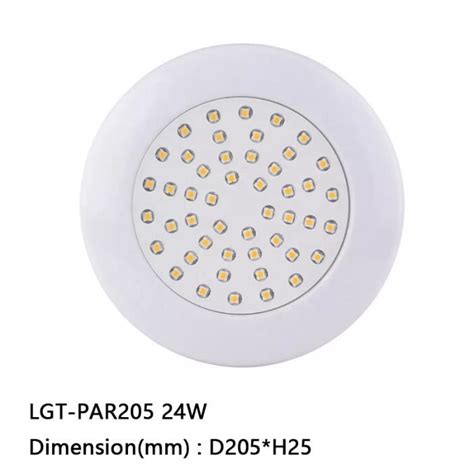 Par205 24w White Lampe de piscine LED étanche IP68 12V DC entièrement