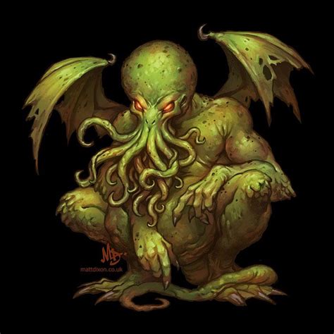 Monsters Mattdixon Co Uk Cthulhu Cthulhu Art Lovecraftian Horror